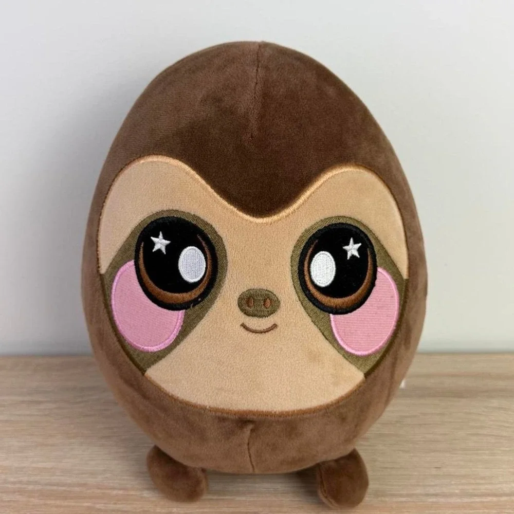 Squeezeamals Brown sloth plush adorable